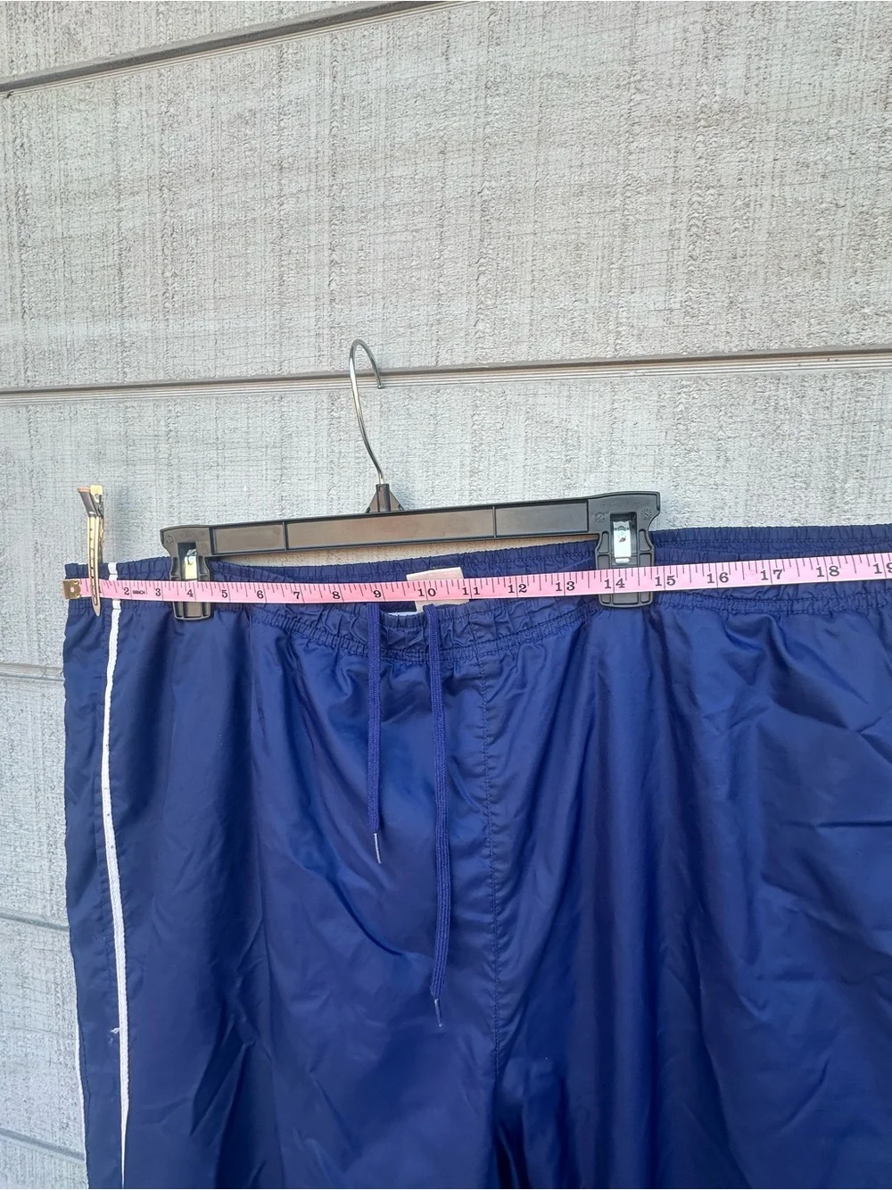 Adidas Blue Windbreaker Track Pants – Men’s 2XL – Swishy Nylon – Y2K Athletic